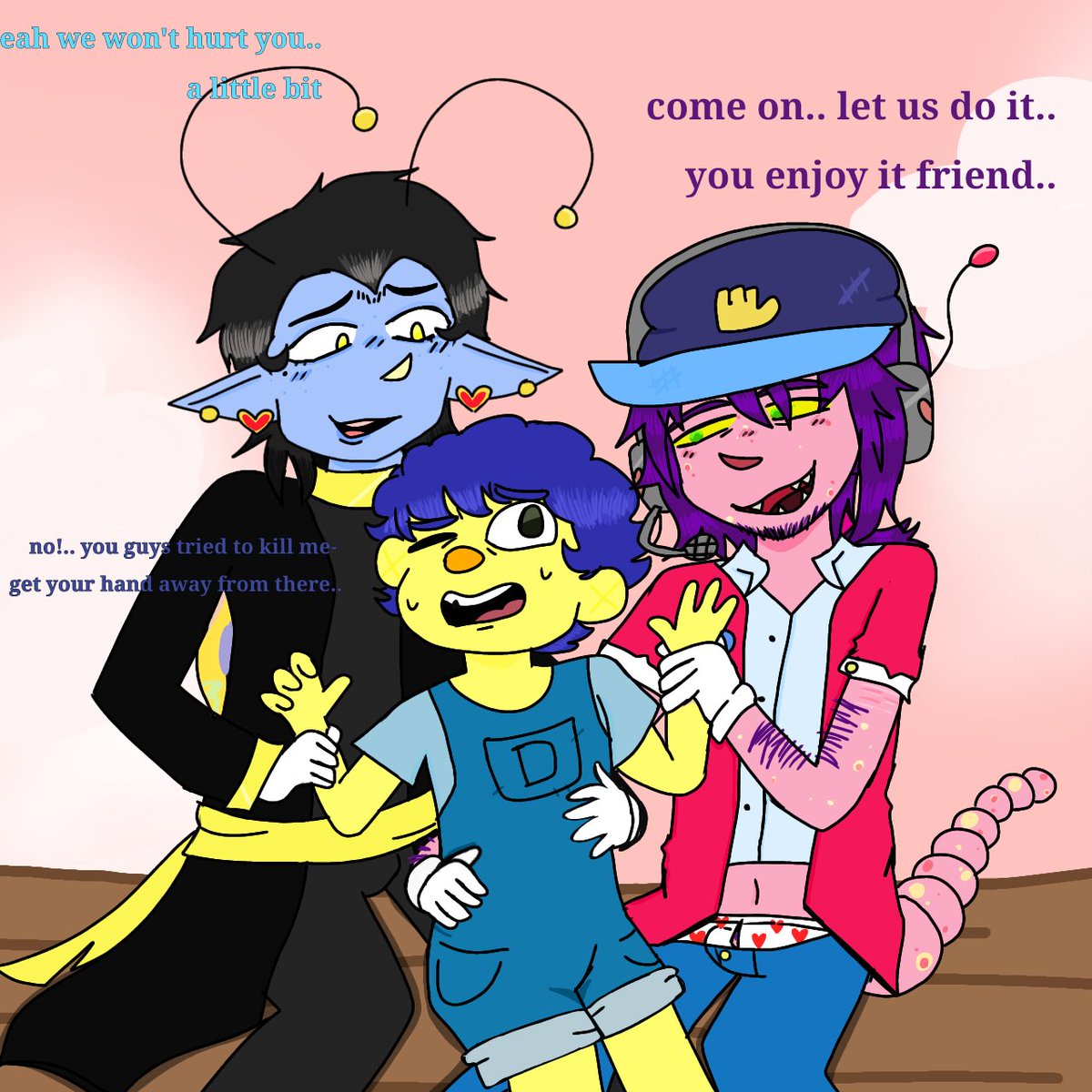 warren_theeagle's tweet photo. #Donthugmeimproblematic #DHMIP #warrentheeagle #shrignlod(≧▽≦) my fav ship hehwhahahhs #yellowguy https://t.co/Pj2cGJaaDx