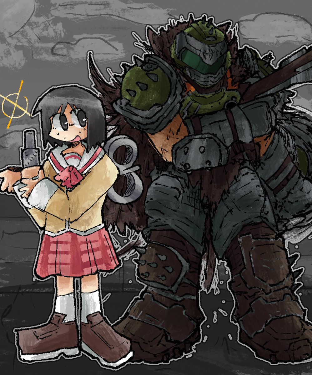 glreadstoomuch's tweet image. I havenβt watched nichijou does this happen
#Nichijou #DOOMTheDarkAges #DOOM