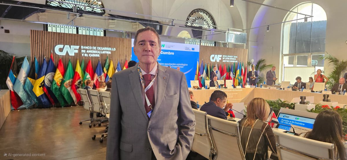 Gracias al presidente de la CAF, <a href="/sergiodigra/">Sergio DiazGranados</a> , por invitar a OPS como observador a la reunión “Rumbo a la Cumbre UE-CELAC”. 

OPS respalda la presidencia colombiana 🇨🇴 de CELAC en el impulso a la producción regional, fortaleciendo regulación y mercado común.