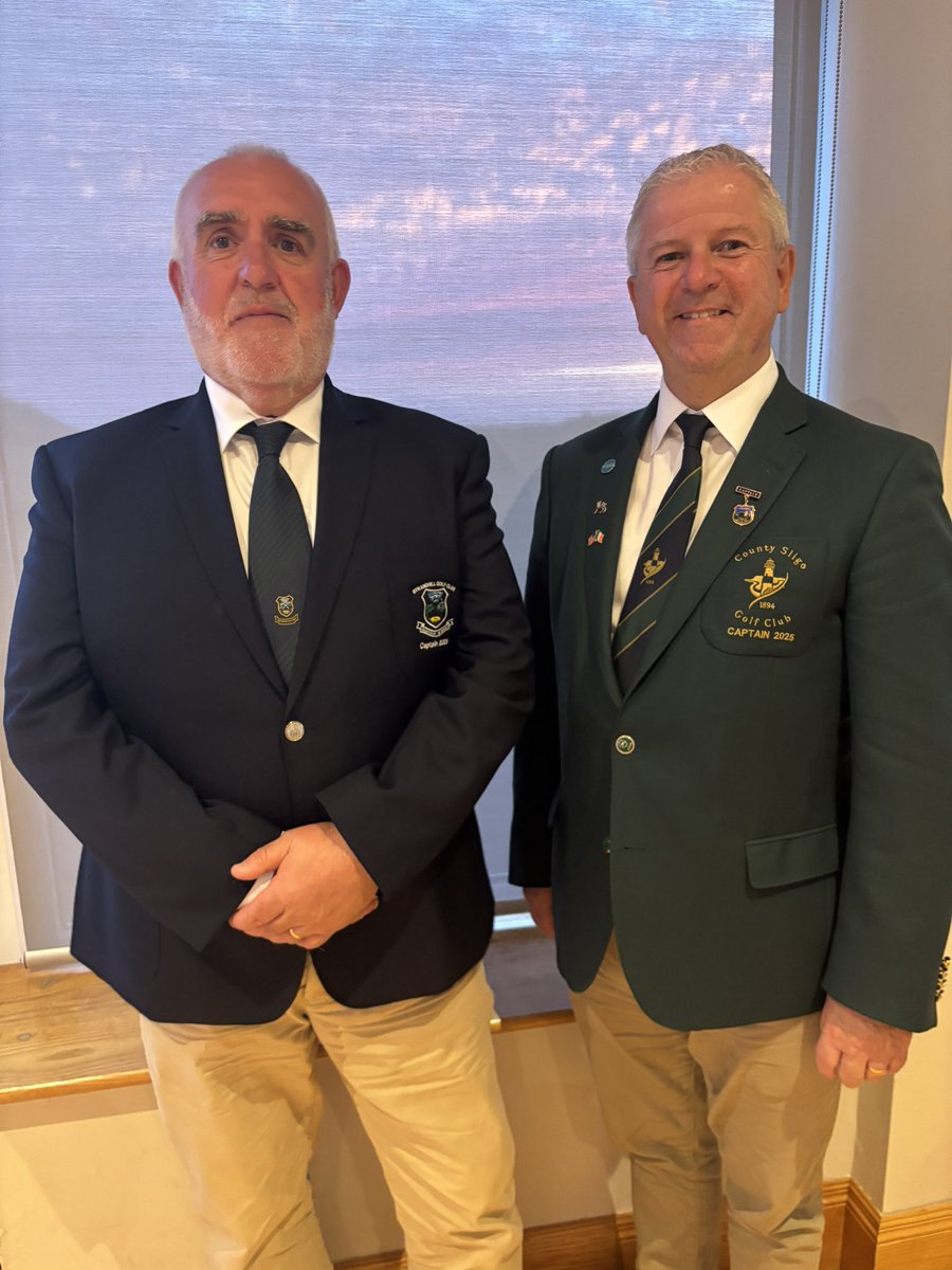Robert Fitzpatrick (@fitzpatrick1rob) on Twitter photo Yesterday was a very special day where I attended David Leonardās Captains day <a href="/Strandhill_GC/">Strandhill Golf Club</a> and had the honour of addressing the members at the dinner as <a href="/CountySligoGC/">The County Sligo Golf Club</a> Captain. It was a lovely moment as both my father and grandfather were previously Captains of Strandhill. Yesterday was a very special day where I attended David Leonardās Captains day <a href="/Strandhill_GC/">Strandhill Golf Club</a> and had the honour of addressing the members at the dinner as <a href="/CountySligoGC/">The County Sligo Golf Club</a> Captain. It was a lovely moment as both my father and grandfather were previously Captains of Strandhill.