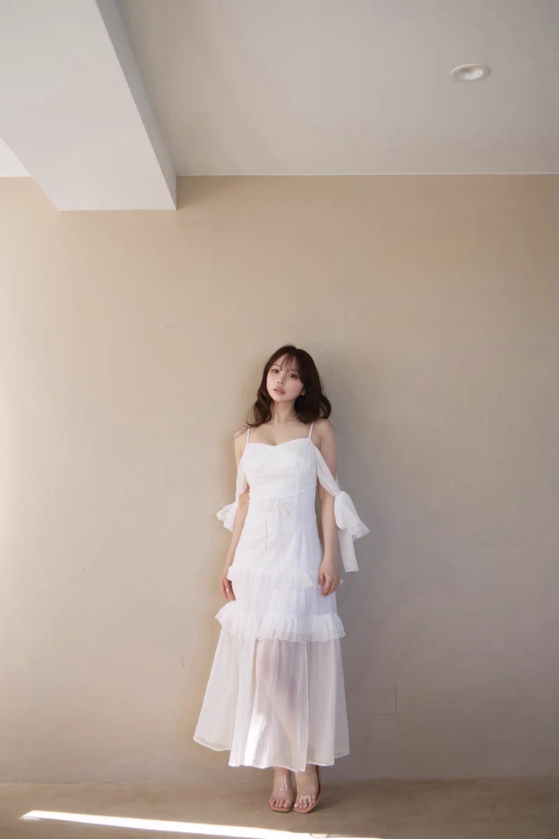 ⭐️店舗購入品⭐️ andmary Simon flare dress white andmary on X: 