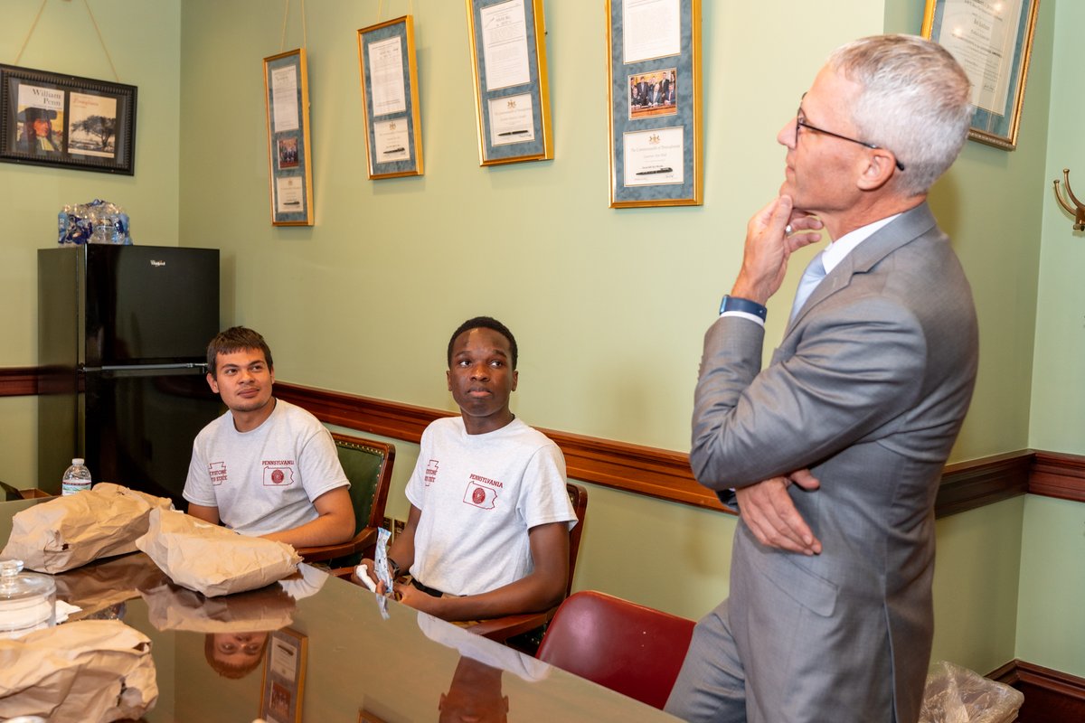 Last week, some of our citizens had the unique opportunity to sit down for lunch with Pennsylvania State Representative Rob Kauffman of the 89th District.

It was a firsthand look at leadership in action and a conversation they won’t soon forget.