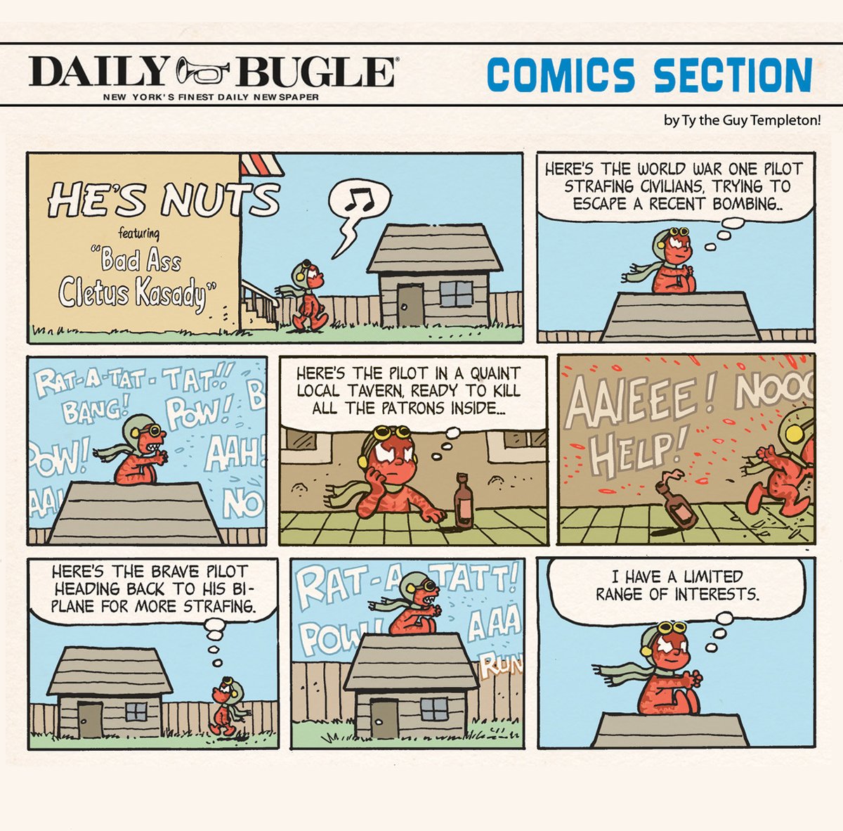 Sunday? Check.  Funnies?  Check.