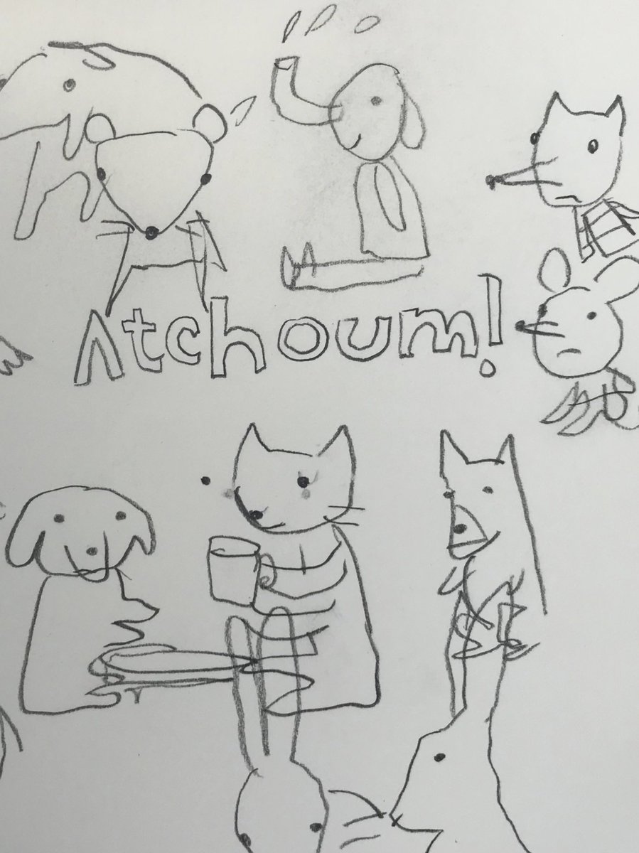 first page of this sketchbook vs every subsequent page 