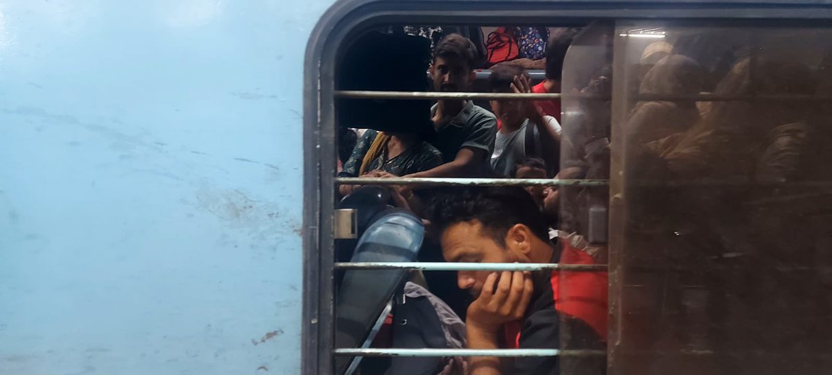 yuvisays25's tweet photo. My train no. is 22480 and PNR no. is 2565924338. Due to so much crowd in reserved coach, I boarded the train in so much difficulty . Please move them to general coach. Very disappointing experience.
@RailMinIndia @RailwaySeva @RailwayNorthern @AshwiniVaishnaw https://t.co/X9tquaVh1E