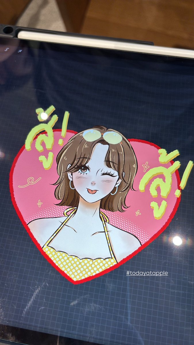 imlolaaaaa's tweet photo. ผ่านมาเป็นสัปดาห์ละพึ่งนึกขึ้นได้ว่าไปลองลง workshop คุณแพรมา 💖 https://t.co/RSLeGw9FOO