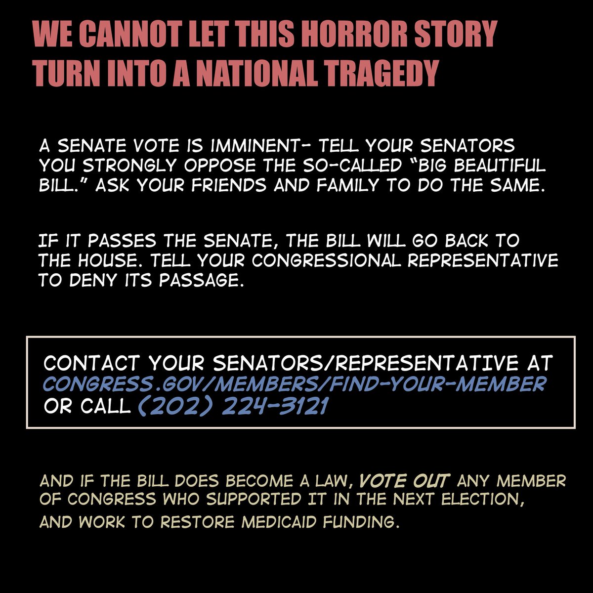 gdchow's tweet image. Stop the madness - stop the cuts to #medicaid (2/2)