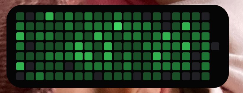 Nice they finally shipped the GitHub contributions widget to Android