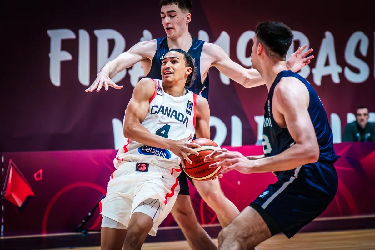 FIBA is the most important stage when it comes to prospect evaluation. Playing a different style, adjusting, and matching up against countries from all over the world is the true test to see how well a player’s game translates.

What 2026 PG Jordan Charles did today in Canada’s