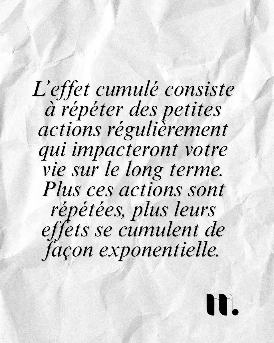 mindsethigh_'s tweet image. 🧠 L’effet cumulé 

#reussite #developpementpersonnel #focus
