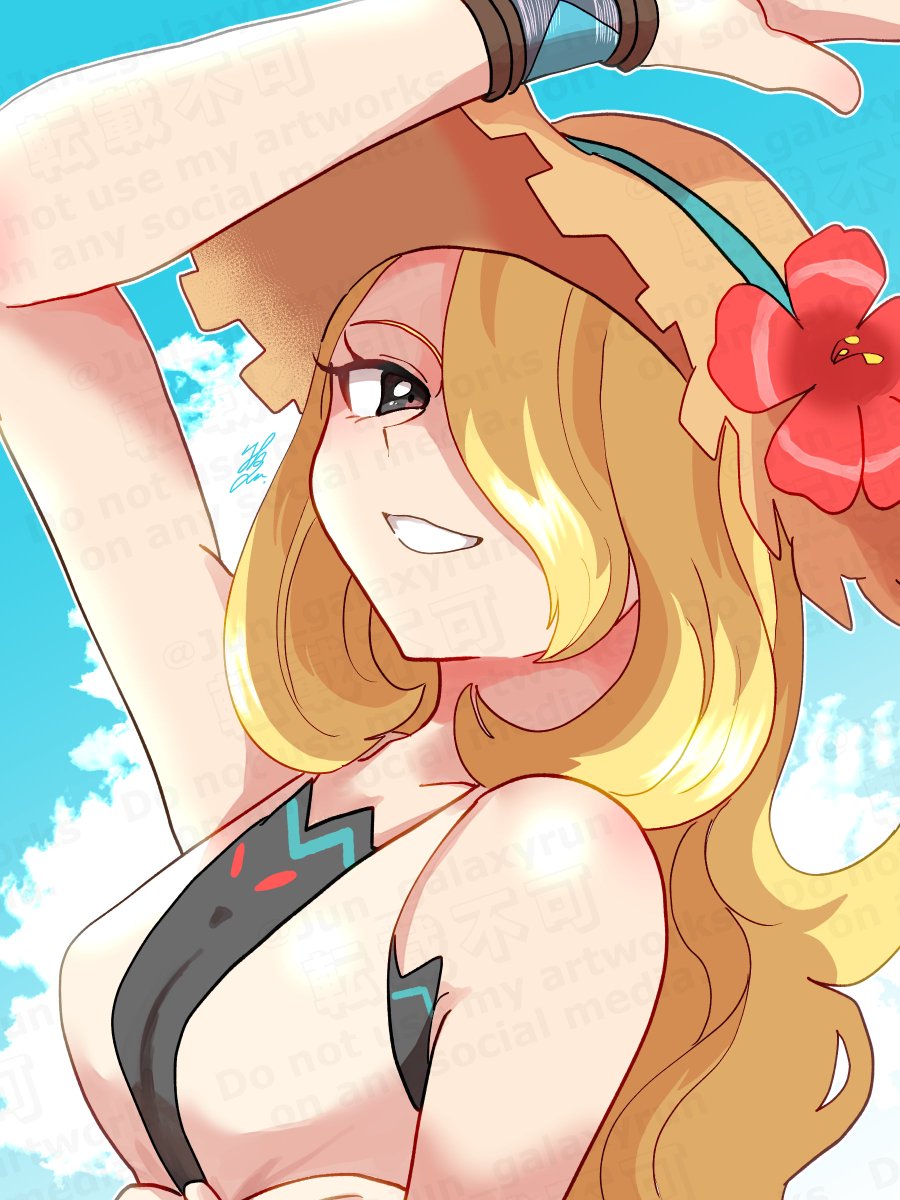 「シロナ(25シーズン)実装おめでとう! Cynthia (Summer 2025」|高梨ジュンのイラスト