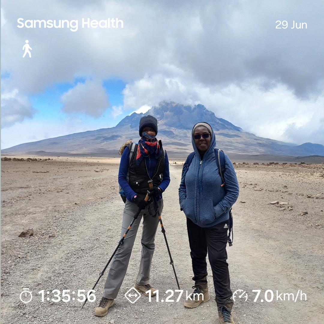 Learning to jog/run.
Happy Sunday, friends. 
With Lion Hope Opileni, checking out mountains.
