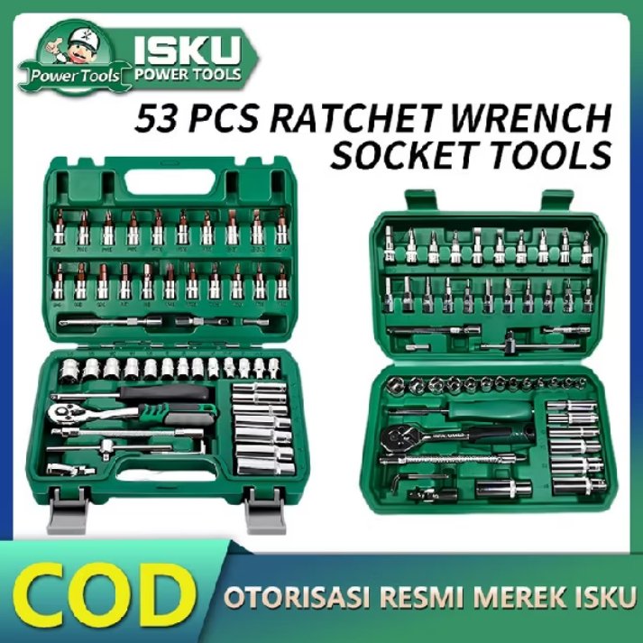 Magato_1405's tweet photo. Cek ISKU Kunci Shock Set 53pcs 24gigi/ Full Lengkap Socket Toolkit 53 PCS Mata Sok/toolkit set lengkap dengan harga Rp109.000. Dapatkan di Shopee sekarang! https://t.co/CYup5mLXmt
#indonesian #kunci #multifungsi #alattukang #fypシ https://t.co/vRWXOns9Ki