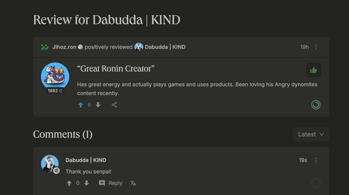 Mom i made it 🥹🩵 <a href="/Ronin_Network/">Ronin</a>