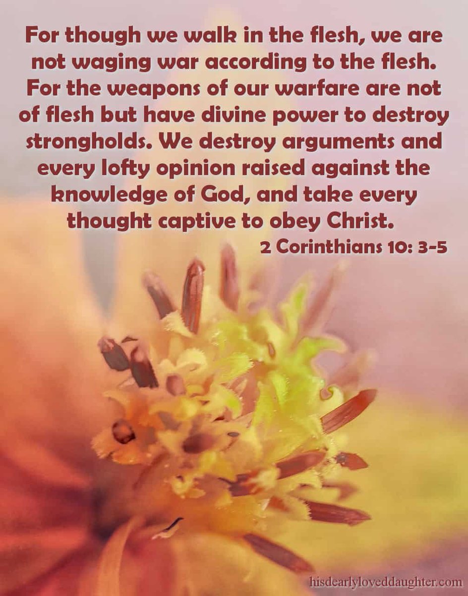 2 Corinthians 10:3
#VerseOfTheDay