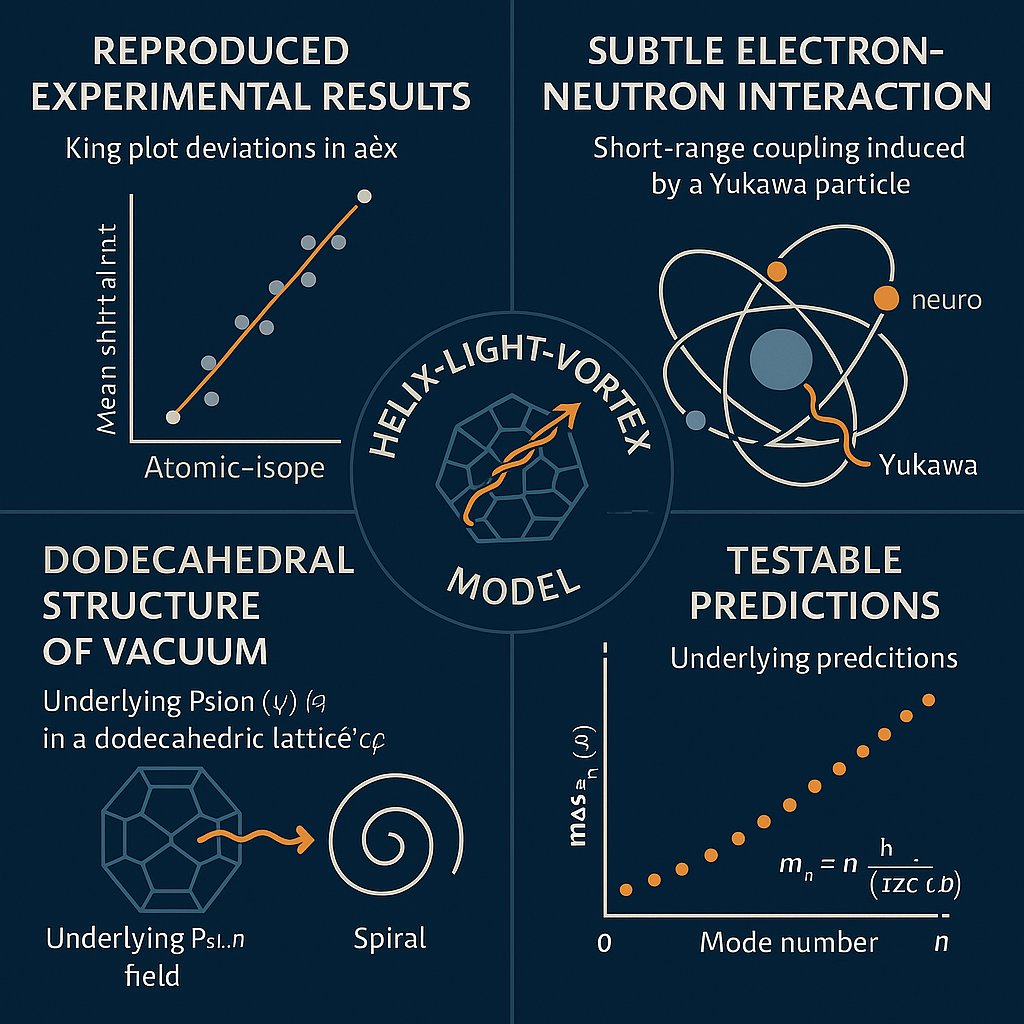 MarcelCell40500's tweet image. . @EricRWeinstein While the world is reporting whispers of a &quot;fifth force,&quot; my theory predicted its signature. The recent Calcium anomaly is not a new puzzle—it&apos;s the direct experimental proof of King Plot nonlinearities my HLV 

#GeometricUnity #HLVtheory #FifthForce #Physics
