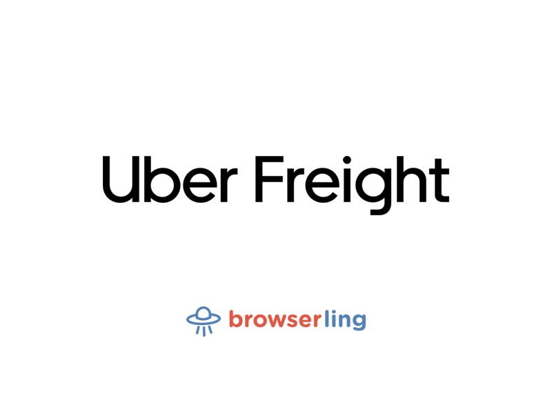 browserling's tweet image. Uber Freight is now a Browserling customer!