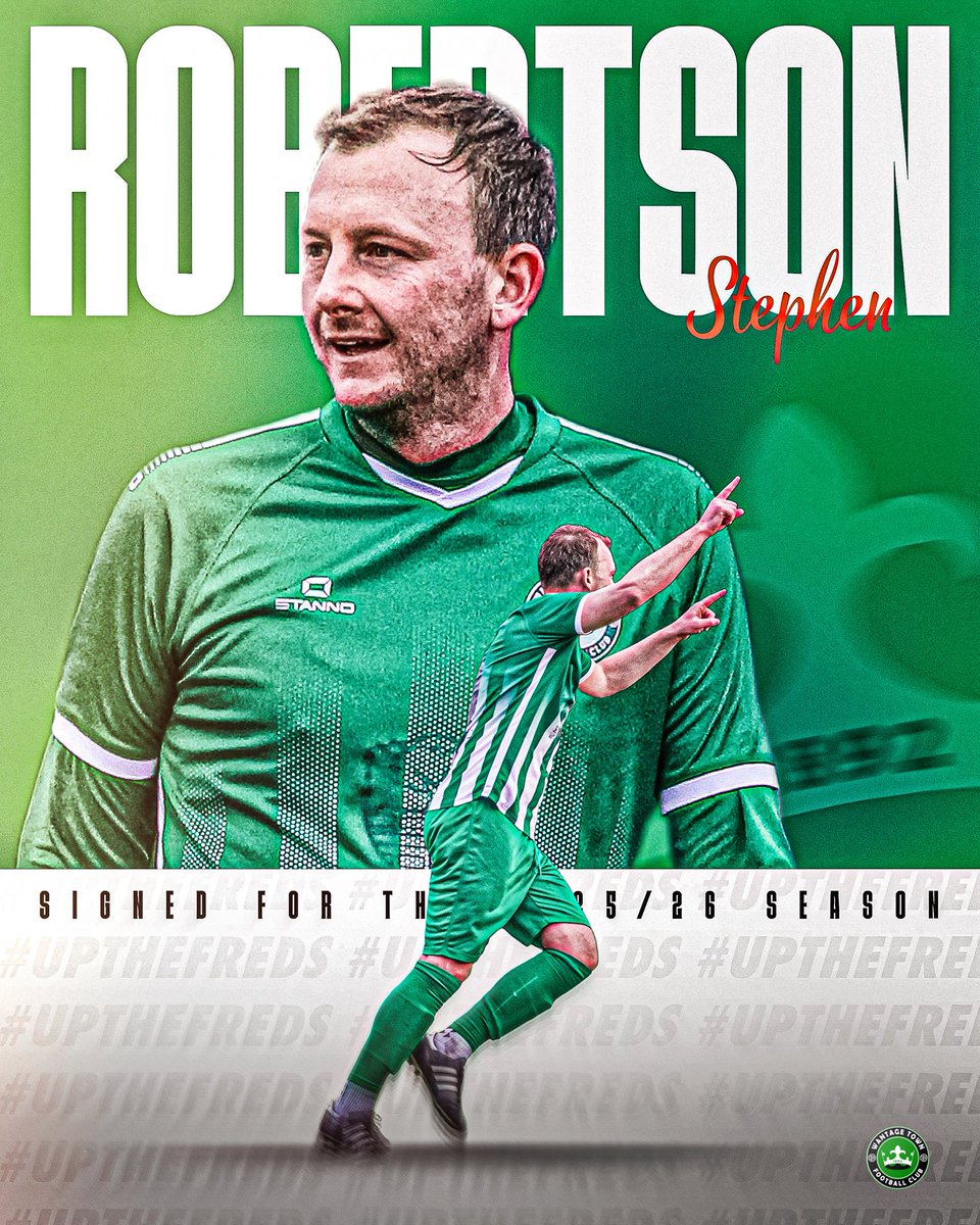 Robbo Puts Pen To Paper 📝

Stephen Robertson has extended his stay at Alfredian park for another year! A local legend on the pitch and a prolific goalscorer!

#UpTheFreds💚