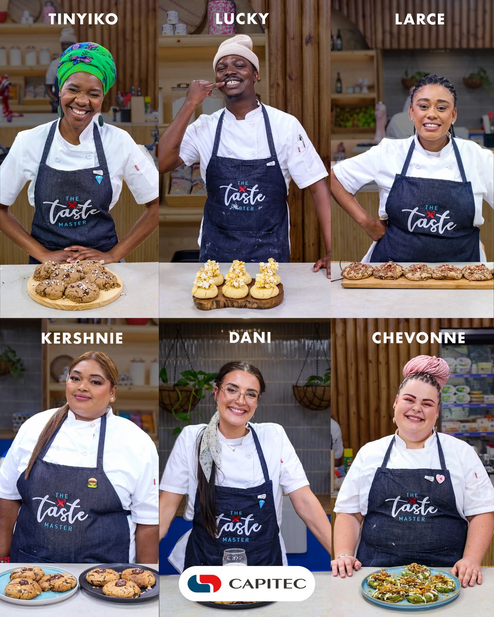 💸 Still haven’t entered? R5 000 could be yours thanks to <a href="/CapitecBankSA/">Capitec</a>!
Whose gourmet cookie looks the most delicious? Reply, share this post share and include #GrowWithCapitec &amp; #TheTasteMasterSA. T&amp;Cs apply.
thetastemaster.co.za/capitec-and-ta…
