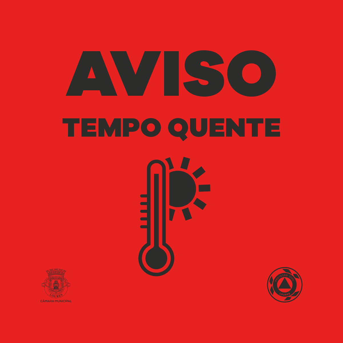 ⚠️ O IPMA prolongou o 𝐀𝐕𝐈𝐒𝐎 𝐌𝐄𝐓𝐄𝐎𝐑𝐎𝐋𝐎́𝐆𝐈𝐂𝐎 𝐕𝐄𝐑𝐌𝐄𝐋𝐇𝐎 para 𝐓𝐄𝐌𝐏𝐎 𝐐𝐔𝐄𝐍𝐓𝐄 𝐚𝐭𝐞́ 𝐚̀𝐬 𝟐𝟐𝐡𝟎𝟎 𝐝𝐨 𝐝𝐢𝐚 𝟑𝟎 𝐝𝐞 𝐣𝐮𝐧𝐡𝐨.