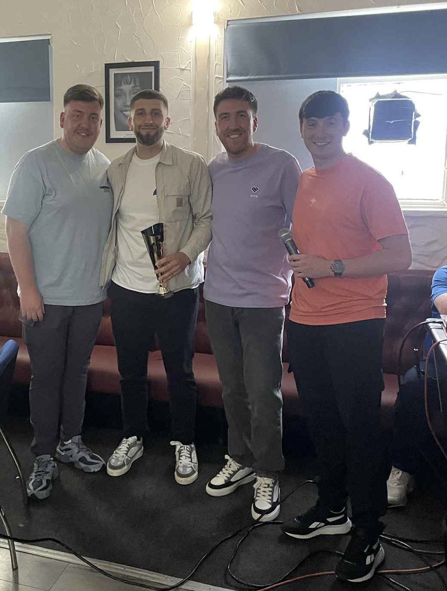 FcArmadale's tweet photo. Another top night with the boys doing excellent to raise funds. 

Congratulations to this years award winners:

Top Goalscorer - @Cammy_Gibb1875 
Most Improved - @EunsonMatt 
Coaches Player - @bourn_mark 
Players Player - @RadkaScott 

MTD 💙 https://t.co/AV3mjCTOAf