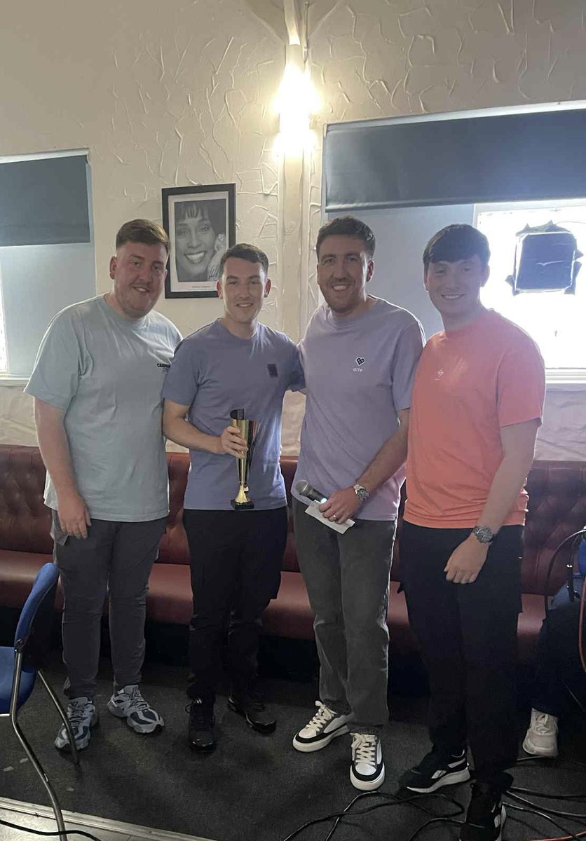 FcArmadale's tweet photo. Another top night with the boys doing excellent to raise funds. 

Congratulations to this years award winners:

Top Goalscorer - @Cammy_Gibb1875 
Most Improved - @EunsonMatt 
Coaches Player - @bourn_mark 
Players Player - @RadkaScott 

MTD 💙 https://t.co/AV3mjCTOAf