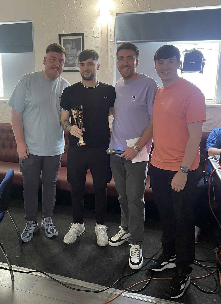 FcArmadale's tweet photo. Another top night with the boys doing excellent to raise funds. 

Congratulations to this years award winners:

Top Goalscorer - @Cammy_Gibb1875 
Most Improved - @EunsonMatt 
Coaches Player - @bourn_mark 
Players Player - @RadkaScott 

MTD 💙 https://t.co/AV3mjCTOAf