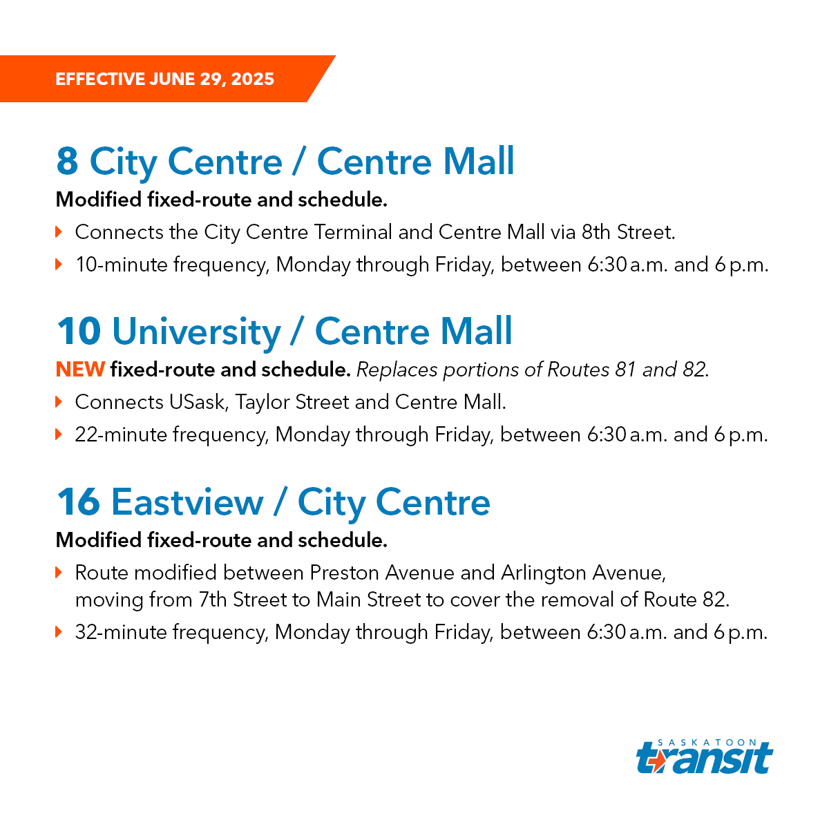 Saskatoon Transit tweet media