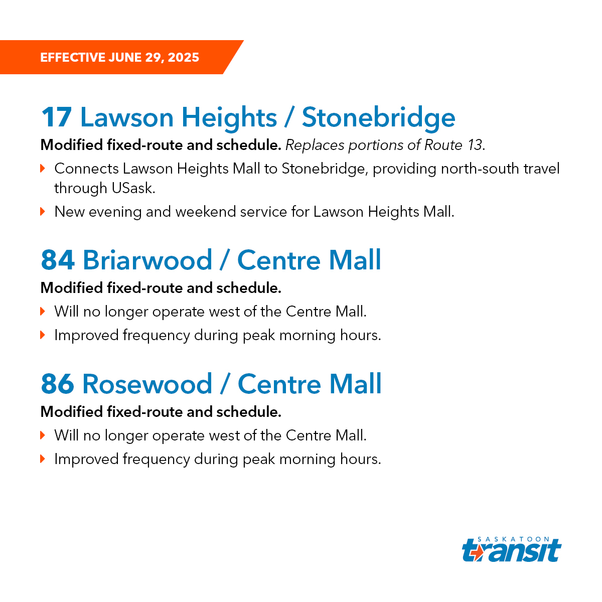 Saskatoon Transit tweet media