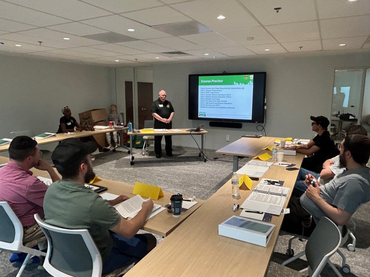 The BJC and <a href="/theassociated/">The Associated</a>  joined with the Glen Neighborhood Improvement Association last week to host a three-session Community Emergency Response Training. Special thanks to <a href="/BaltimoreOEM/">Baltimore City OEM</a>  for putting on the training.