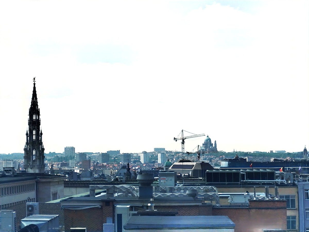 FrederikBourgu1's tweet image. 🔽Rond draaiende "Kunst" in de Bozar? Ach waarom niet, nu verpozen op de #rooftop van de #Bozar in #Brussel, ik zie dat de #Koning 🇧🇪👑 eindelijk thuis geraakt is, uit Chili. 😉🛬🔼