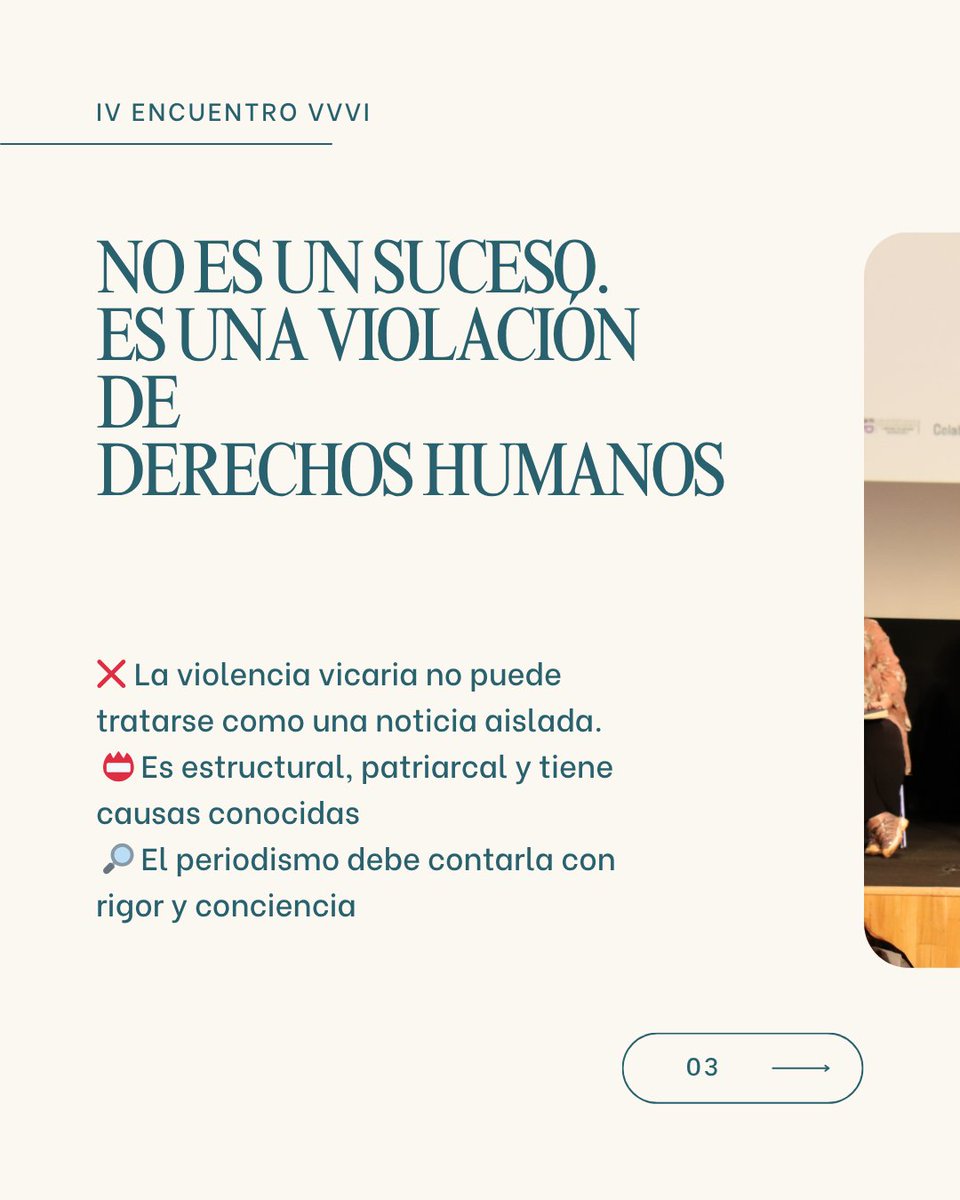 encuentrovvvi's tweet photo. 🗞 Marisa Kohan alzó la voz para cuestionar cómo se narra la violencia vicaria en los medios de comunicación.
👉 Desliza para conocer sus claves.
#IVEncuentroVVVI
#ProtegeLoQueImporta
#ComunicaciónConPerspectiva
#MediosResponsables
#ContraElSilencio
#NombrarParaProteger https://t.co/rwZqbM4ood