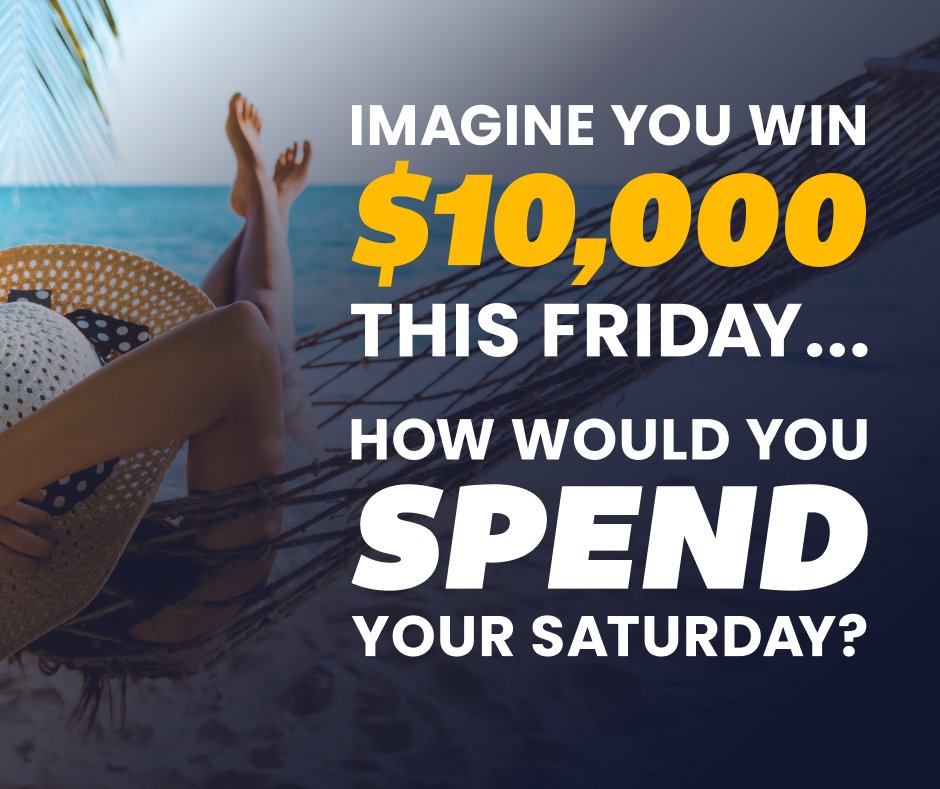 Life could change for you in a big way if you Win $10,000 For The American Dream this week. 💸 Let us know what you think you’d do with the cash and claim your free entries to win before time runs out here: bit.ly/44aeswR