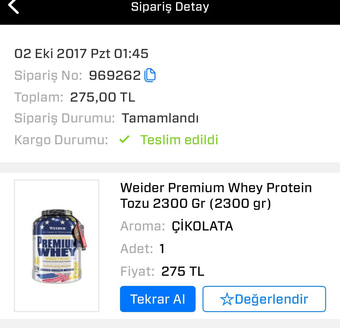 2017 de aldığım şuan 7 k olan protein tozu