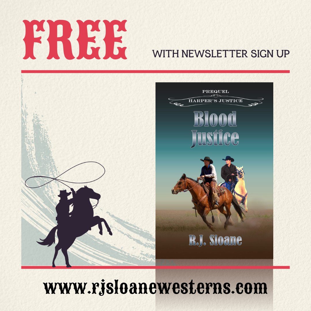 Karen Baney (@karen_baney) on Twitter photo If you love my Colter Sons series, don’t miss R.J. Sloane’s Harper’s Justice. Gritty westerns. Deep emotion. A touch of romance.
đź“– Blood Justice is FREE when you join his newsletter:
books.rjsloanewesterns.com/wvw7m8coah
Follow him: <a href="/RJSloaneWest/">R.J. Sloane</a>
#WesternFiction #KarenBaney If you love my Colter Sons series, don’t miss R.J. Sloane’s Harper’s Justice. Gritty westerns. Deep emotion. A touch of romance.
đź“– Blood Justice is FREE when you join his newsletter:
books.rjsloanewesterns.com/wvw7m8coah
Follow him: <a href="/RJSloaneWest/">R.J. Sloane</a>
#WesternFiction #KarenBaney