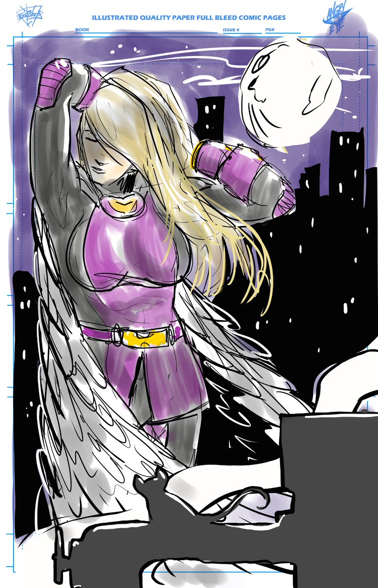 DonDrawsStuff's tweet image. Screecher #4 cover design for @ThePhoenixPress 

Got a few other things to do this morning, then I'm all about getting this 100% today. 

#HellzYeah