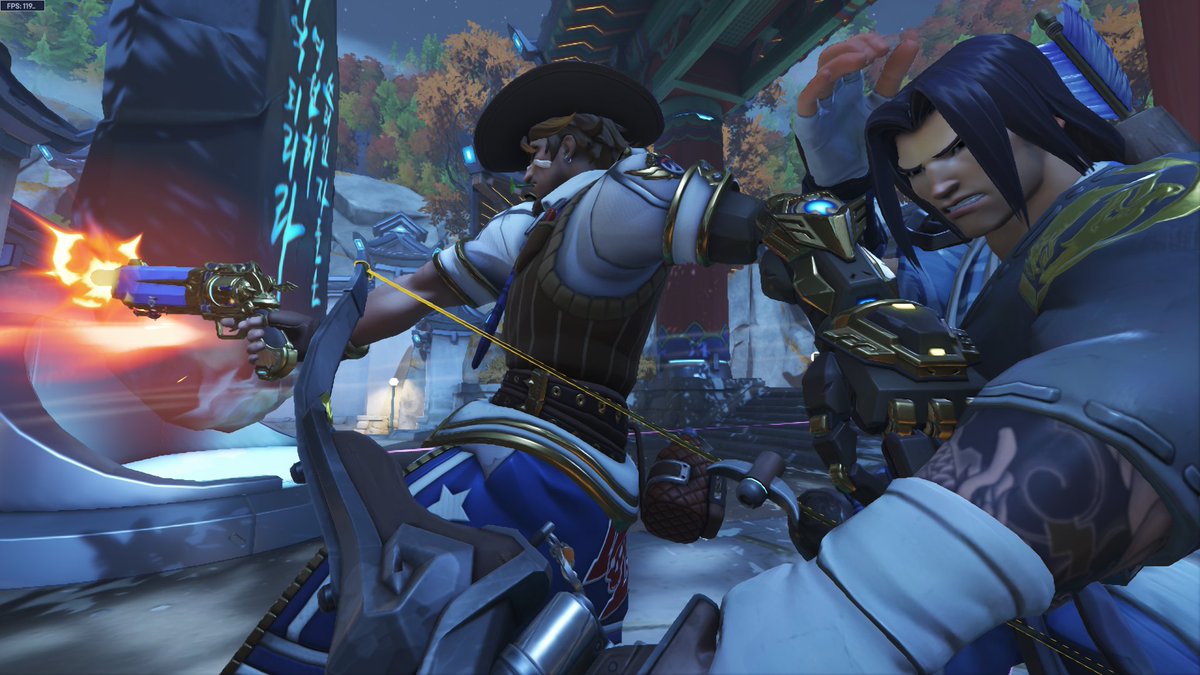 Our duo Deliquent and Young Master date :3 ( basically date turns to school fight, but Cassidy protect Hanzo because they're targeting a person that's not related, Hanzo fights back by reflex) #yeehan
