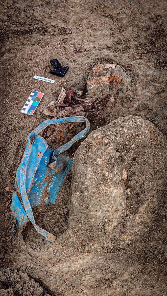 Heartbreak at Chemmani: School Bag Found with Child's Remains -  Fueling Calls for Justice

 In a significant development at the Chemmani mass grave site in Jaffna (Ariyalai), the ongoing exhumation work today, Sunday, unearthed not only more human skeletal remains but also