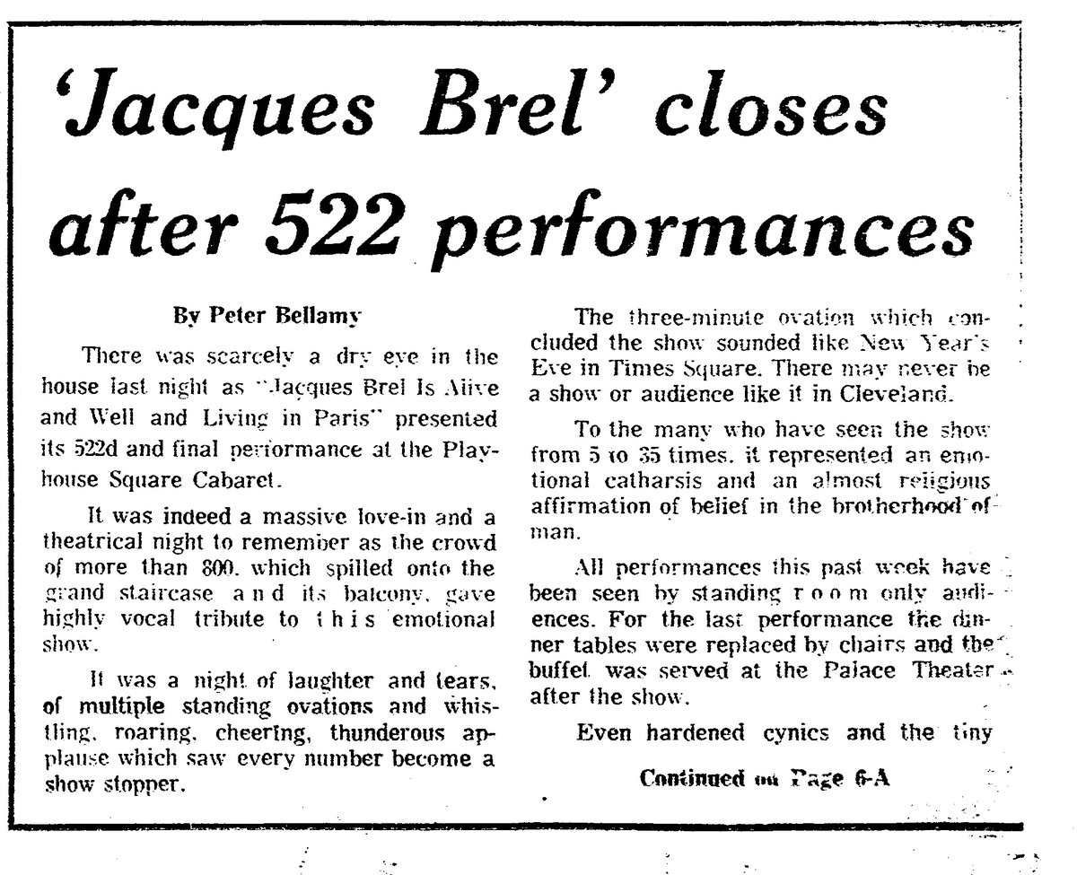 dufr01's tweet photo. Fifty years ago tonight. I'll never forget those halcyon days. from the Plain Dealer, June 30, 1975. #ThisWasCle #Cleveland #PlayhouseSquare https://t.co/TBudYfpEpq