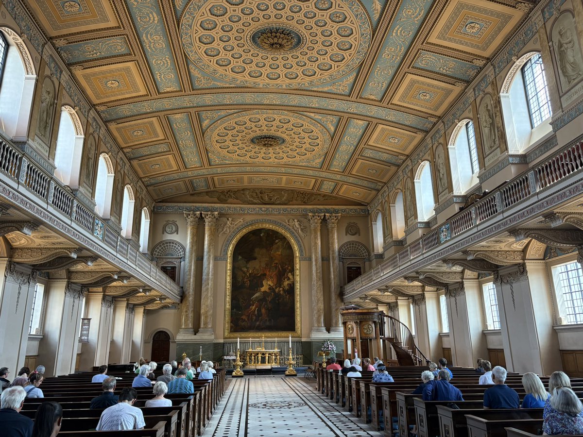 DeanSouthwark's tweet image. A pleasure to preach at the Chapel of the Old Navy College in Greenwich for their Patronal Festival. Great choir. Very friendly welcome.
