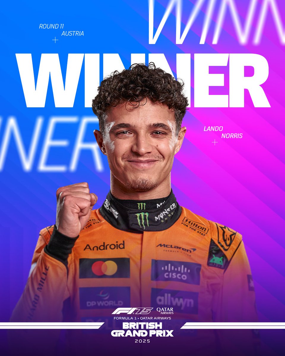 LANDO NORRIS WINS THE AUSTRIAN GP 👏🇦🇹

What a drive!!! And a 1-2 finish for <a href="/McLarenF1/">McLaren</a> 💪

#F1 #AustrianGP