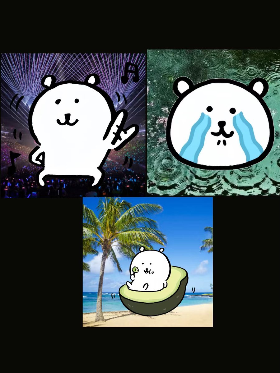 wenka666's tweet image. 考試周結束了，用表情包表達自己的心情#自嘲熊 #表情包DIY #PicWiz #AI