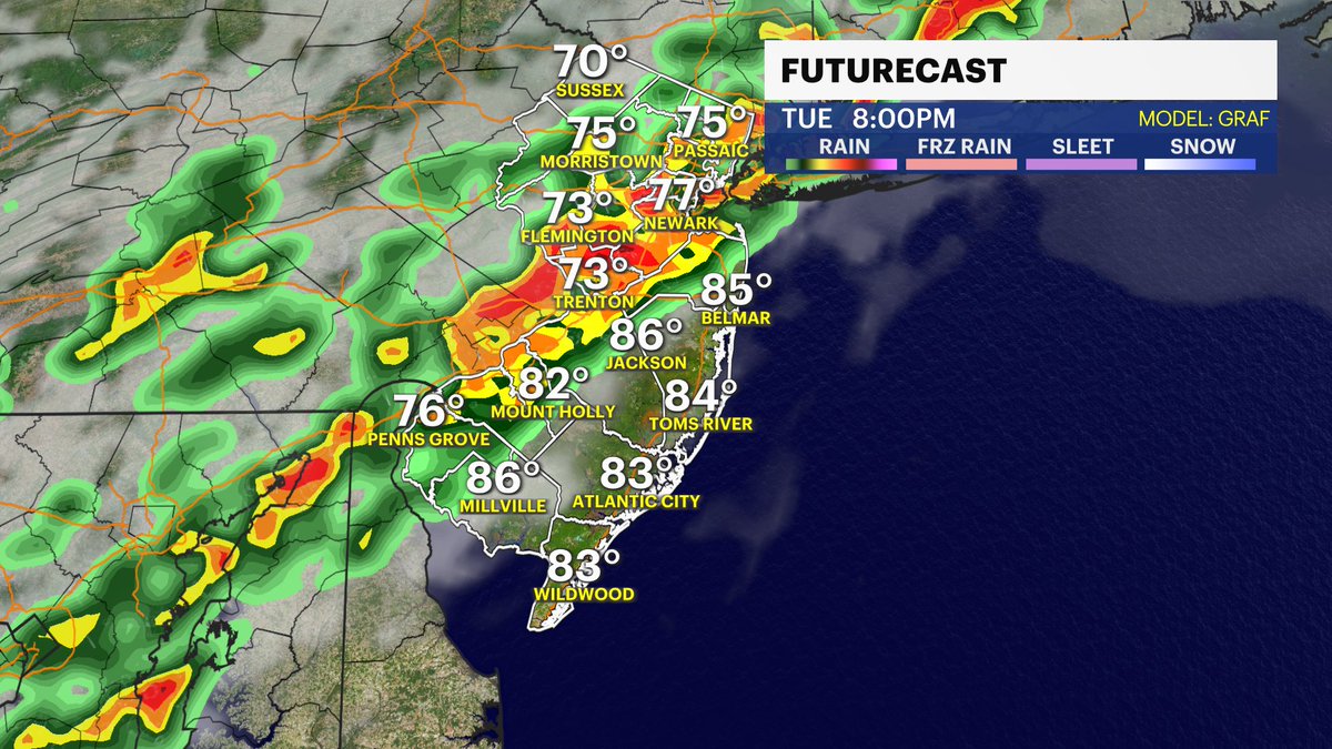 SUNSHINE TODAY, STORMS TUESDAY
🔥 Like it hot? Enjoy today and the next 3 days as we could possibly enjoy a heatwave.
⛈️ Like it rainy? Strong to severe thunderstorms parade across the state Tuesday afternoon-evening. #LocalMatters
