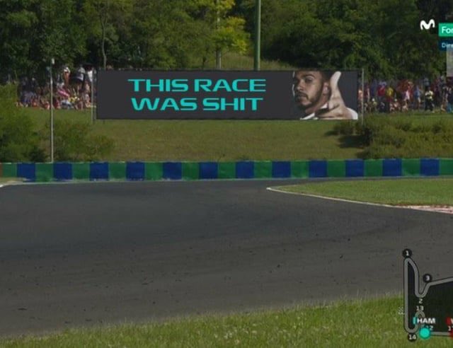 McLaren 1-2 with ~20 second gap to P3.