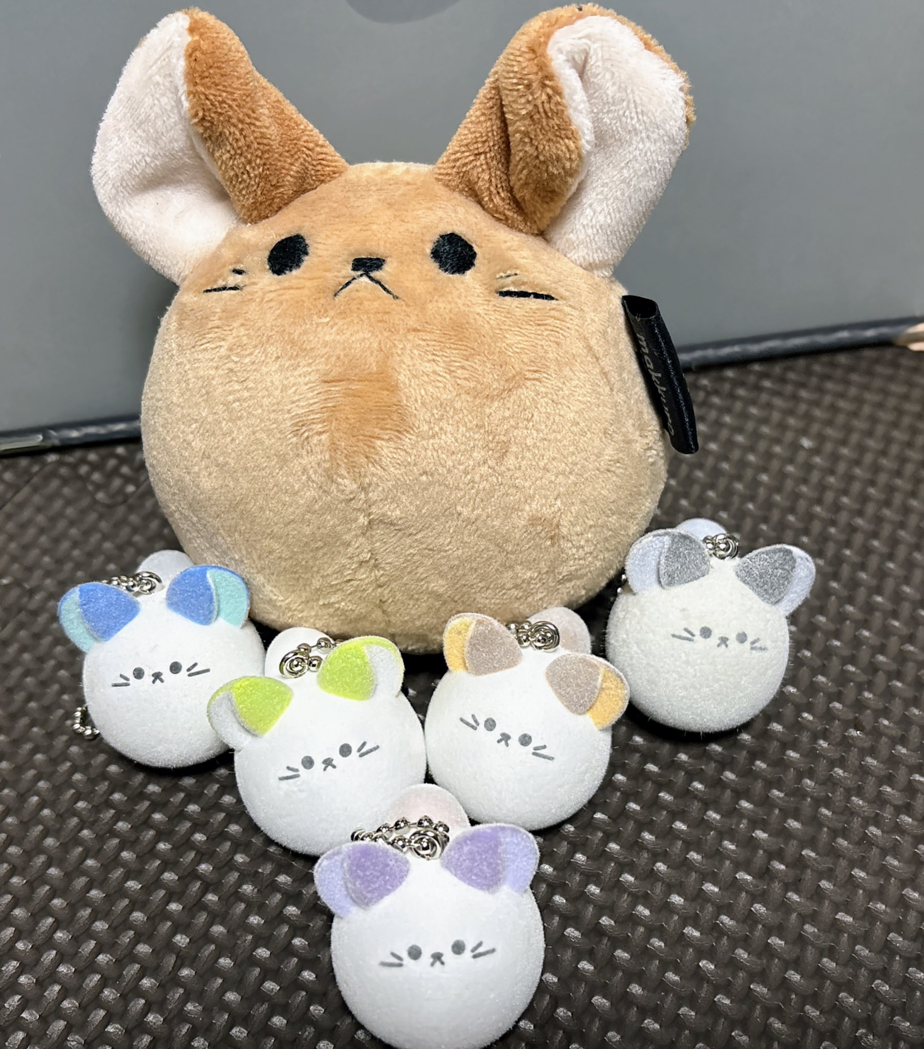 makkurousagi マスコットぬいぐるみ 4種セット まっくろうさぎ