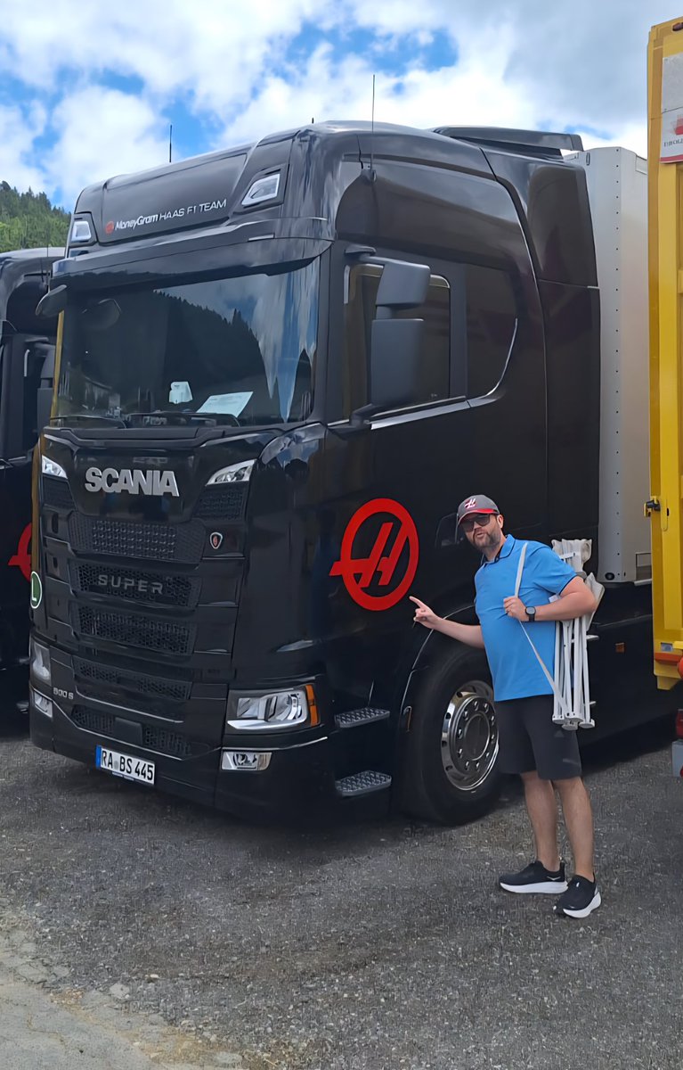 HorvatSasa's tweet photo. @HaasF1Team Forewer Haas! With points from Austria :) https://t.co/YJJkE7YPH9