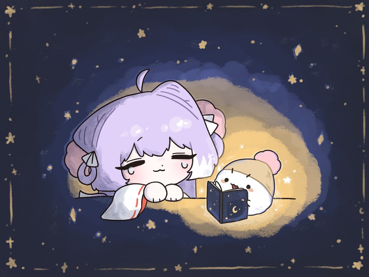 oaeng055's tweet image. 🌙✨🌌📖
#shibuki_art