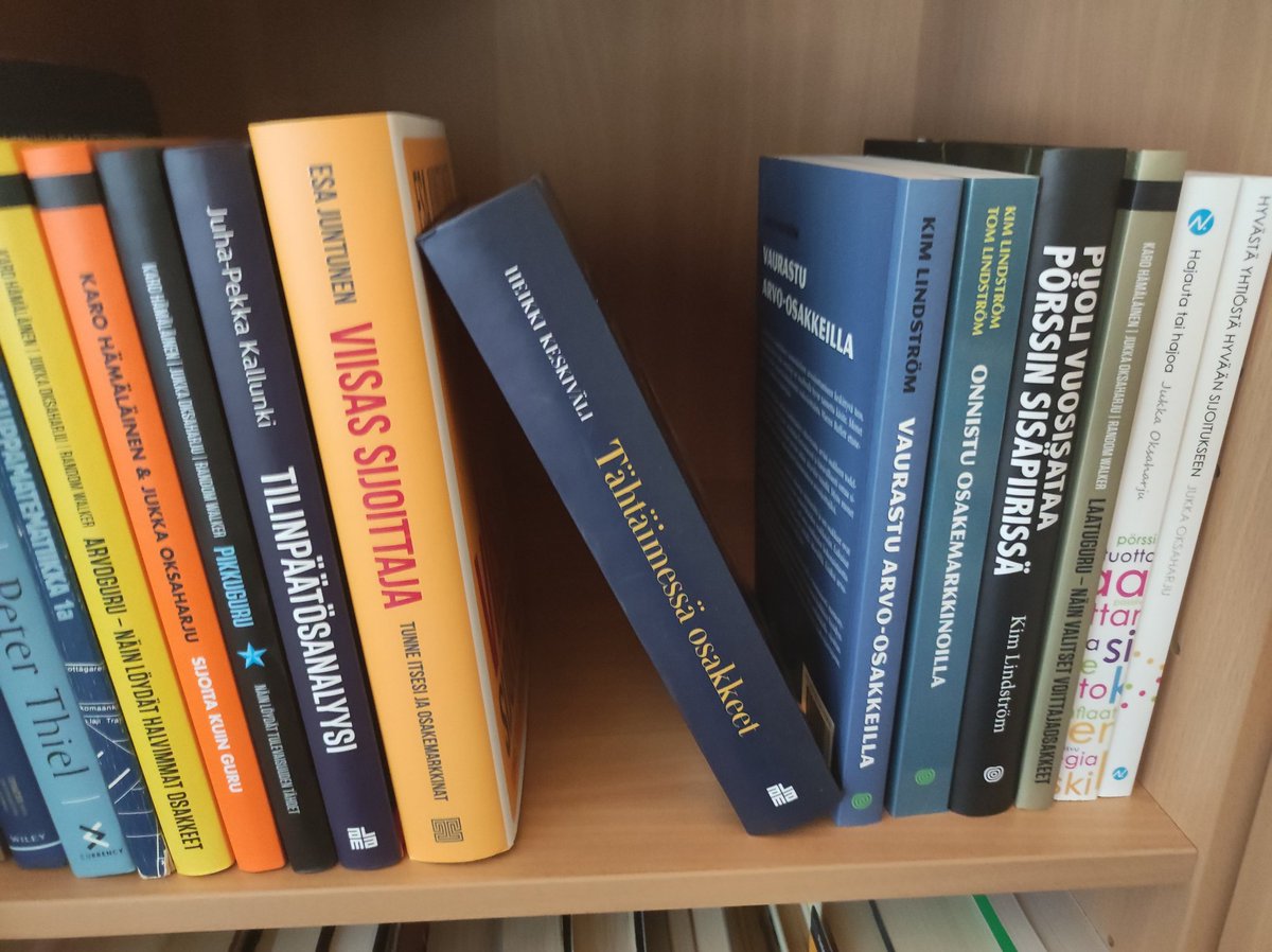 MarkoLouevuo's tweet image. #sijoitukset #osakesäästäminen #arvopaperit #osakkeet  #säästäminen #sijoittaminen #kirjat