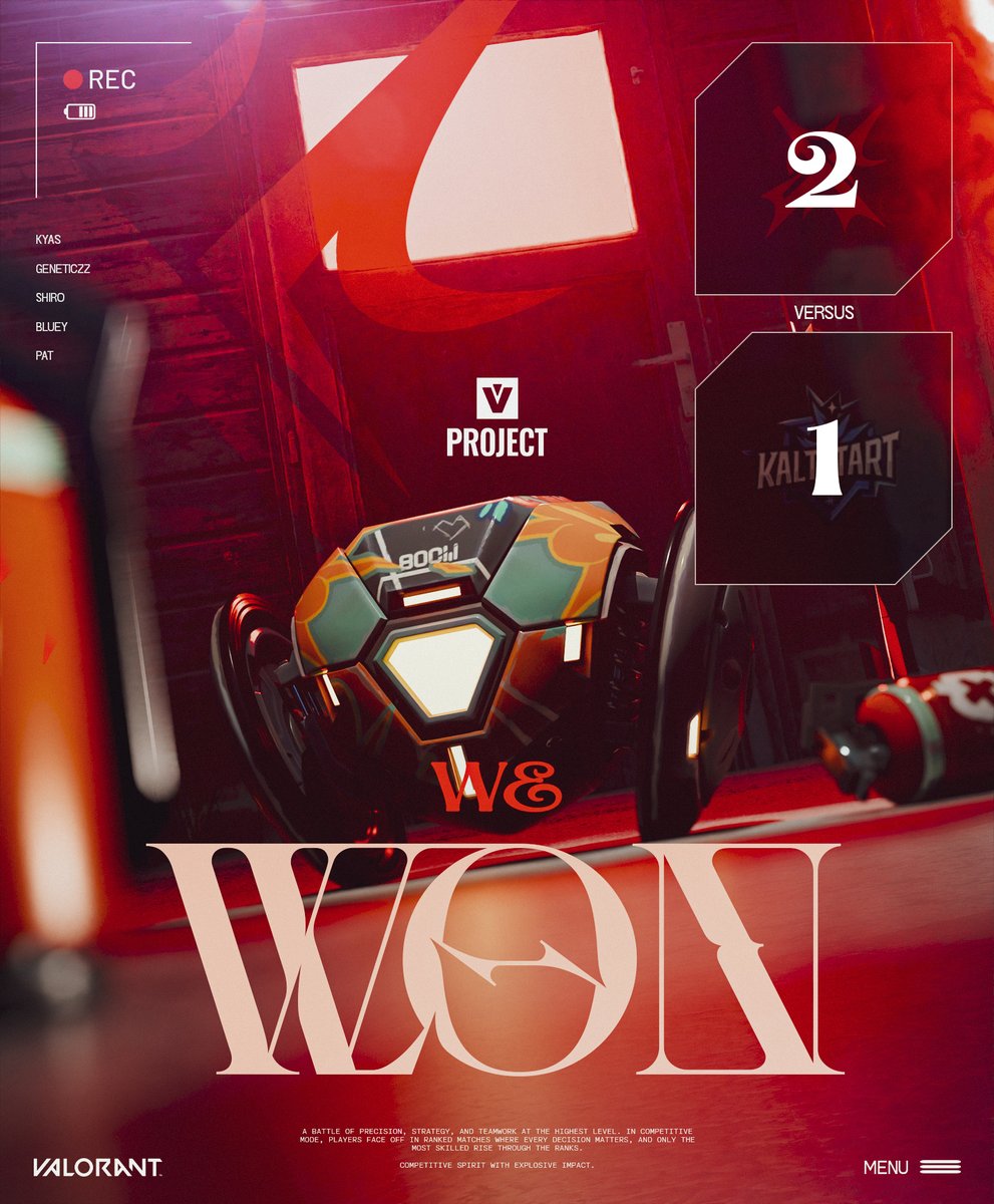 After an Xplosive game, we are in the upper bracket final after a 2:1 win against <a href="/Kalt_Gaming/">Kaltstart</a>!

One step closer to our goal. 

GGs🤝
