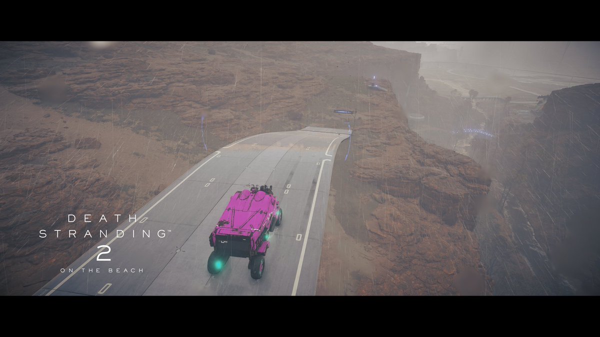 険しすぎて未開通区間あるのはリアル国道あるある #DEATHSTRANDING2